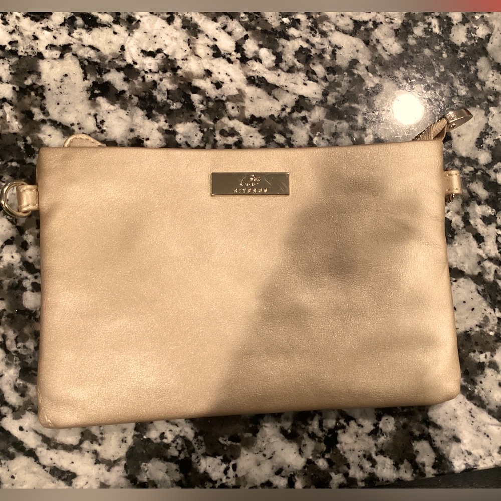 Gold Clutch Minimalist Design Wristlet